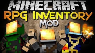 УЛУЧШАЕМ ПЕРСОНАЖА В MINECRAFTRpg Inventory Mod [upl. by Grubb]