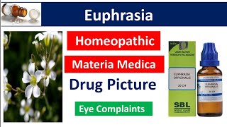 Euphrasia Homeopathic Medicine  Drug Picture  Materia Medica bhms materiamedica euphrasia [upl. by Priscella]