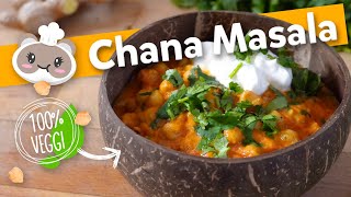 Curry de poischiches VEGGI  chana masala [upl. by Nekciv]