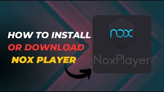 How to download Noxplayer in pc or laptop [upl. by Chelsy]