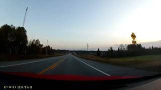 Quebec Route 113nb  KM 0 to KM 366 full length all kilometers JCT QC R167 [upl. by Sass]