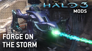 Halo 3 Mods  Forge in Campaign  The Storm [upl. by Enelie]