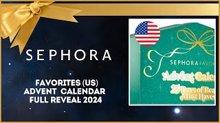 SEPHORA FAVORITES US ADVENT CALENDAR REVEAL 2024 [upl. by Kashden533]