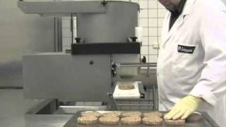 Weisser PF90  Form amp Portioniermaschine Hacksteak Frikadellen Hamburger formen [upl. by Lonyer]