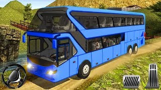 Uphill Offroad Bus Driving Simulator  3D Gameplay [upl. by Zindman]