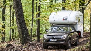 VW Amarok VethXL mit Tischer Trail 260s Pickup Wohnkabine im Test [upl. by Ahsiekit]