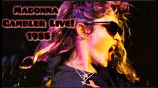 Madonna Gambler Live from the Virgin Tour 1985 [upl. by Mildrid]