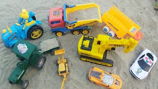 O no बच्चों  Aaj to hmara jcb gum ho gya tha to tractor or dumper dhudhne gaye  pooja masti toy [upl. by Anerres]