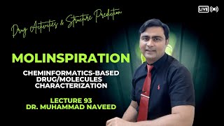 Molinspiration  Drug Bioactivities and Structure Predictions  Lecture 93  Dr Muhammad Naveed [upl. by Emalee388]