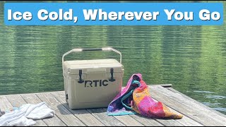 REVIEW RTIC 20 quart cooler [upl. by Yendyc]