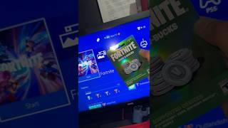 HOW TO REDEEM FORTNITE VBUCKS CODE ON CONSOLE IN 2024 PS4 PS5 XBOX [upl. by Emilia758]