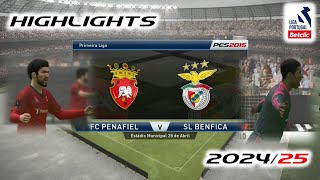 Managed to Keep the Difference │ Penafiel vs Benfica │ 202425 │ Master League Coach Mode │ PES 2015 [upl. by Ardyce]