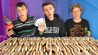 POSLEDNÍ KDO SNÍ HOT DOG VYHRÁVÁ 10000 Kč 😨😂 [upl. by Adnwahsar]