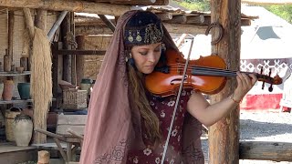 Diriliş Ertuğrul cover played ON SET in ESTANBUL Turkey by lubellagauna 2019🇹🇷🇲🇽 [upl. by Aenitsirhc838]