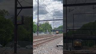 CSX train M217 auto train with rare visitor engine trailing on the Trenton sub division [upl. by Naujej]