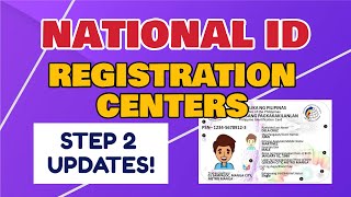 National ID Registration Centers  National ID Registration STEP 2 Updates [upl. by Moritz]