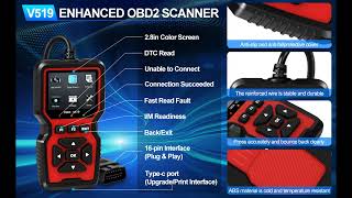 DATANG OBD2 Scanner Diagnostic Tool [upl. by Mok]