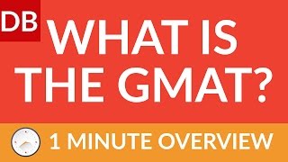 What is the GMAT  1 Minute Overview of the GMAT Exam [upl. by Htiduj]