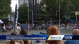 Pogopalooza pogo sticking championships held in Pittsburgh [upl. by Pernas244]