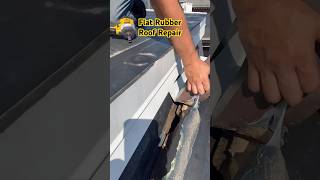 Flat EPDM Rubber Roof Repair  Your Boston Roofer  Flat Roof Repair in Boston [upl. by Candie]