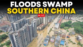 China Floods LIVE Massive Floods Force Tens of Thousands to Evacuate in China  China News Live [upl. by Thorner]