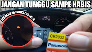 TANDA BATERAI REMOTE SIENTA MULAI HABIS amp CARA GANTI BATERAINYA [upl. by Ihcur668]