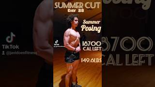 4 WEEKS IN BODYBUILDING POSING On the road to single digits [upl. by Siednarb]