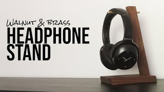 DIY Headphone Stand From Scrap Wood  Easy Woodworking Project [upl. by Hendricks]