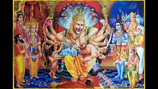 NARSINGH AARTI with Lyrics  Namaste Narsimhaya [upl. by Sana845]