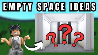 EMPTY SPACE REALISTIC build ideas for your BLOXBURG HOUSES using the NEW UPDATE ITEMS [upl. by Darren396]