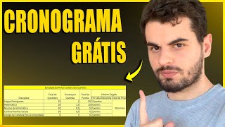 CRONOGRAMA DE ESTUDOS CORREIOS 2024 GRÁTIS  CARTEIRO [upl. by Garling]