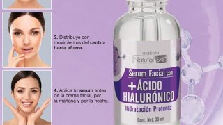 Primeras impresiones del Suero Facial con  ÁCIDO HIALURONICO Arabela [upl. by Ediva]