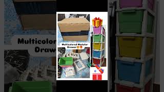 😍Multicolored Modular Drawer 🎁 subscribenow meenakshisharma [upl. by Eibrik240]