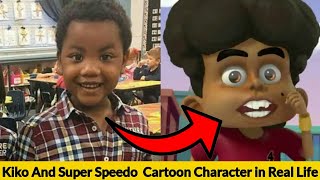 Kiko And Super Speedo Cartoon Character In Real Life  Kiko And Super Speedo Character Real version [upl. by Halilad761]