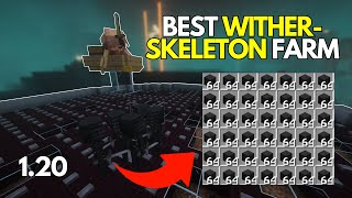 EASIEST WITHER SKELETON farm for Minecraft Bedrock 120 [upl. by Acinoda]