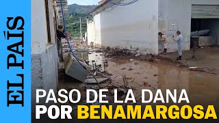 DANA MÁLAGA  Daños en Benamargosa Málaga tras la el paso de la dana  EL PAÍS [upl. by Stedt]