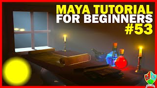 Using EMISSIVE Materials to Create a GLOW in Maya  Maya 2020 Tutorial for Beginners [upl. by Greiner]