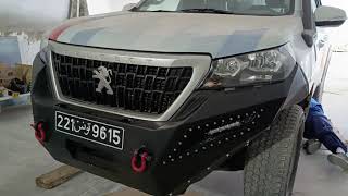 Peugeot Landtrek 4x4 pare chocs avant new look [upl. by Aikahs]