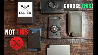 WHICH TO BUY Every EKSTER Wallet Reviewed  Parliament vs AirTag Wallet vs Cardholder AND MORE [upl. by Fair]