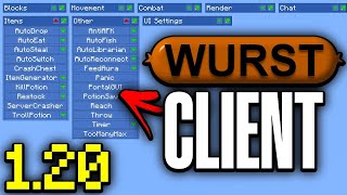 Tutorial On How To Download Wurst Client 120189 [upl. by Michaele71]