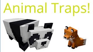 How to Make Minecraft Animal Traps 2 [upl. by Ecniuq]