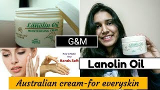 Best cream for dry skin  gampm lanolin oil  australia cream  affordable cream💯 [upl. by Anahsek759]