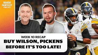 Week 10 recap Steelers show fantasy upside and Its curtains for Cowboys  Yahoo Fantasy Forecast [upl. by Ennagroeg]