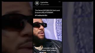 The Game EXPOSES 50 Cents RELATIONSHIP With Eminem shorts [upl. by Placidia]