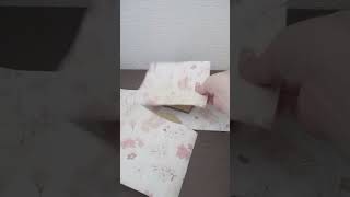 DIY Cartonnage gift box  from wrapping paper and cardboard  craft idea shorts cartonnage [upl. by Fowle261]