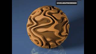 Cinema 4D Displacer deformer used on a Sphere [upl. by Kerek]