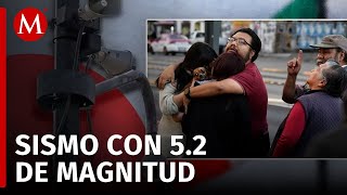 Se registra sismo de 52 al sur de Altamirano Guerrero suena alerta en Cdmx [upl. by Mechling130]