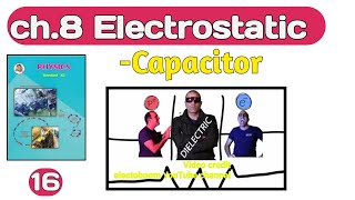 ch8Electrostatics 16class 12Maharashtra board physics capacitors [upl. by Leirbaj542]