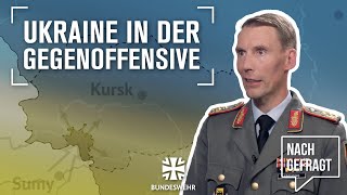 Nachgefragt Panzergeneral Freuding – UkraineOffensive auf Russland und Frontverlauf  Bundeswehr [upl. by Annaert]