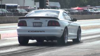 Joes 1996 Mustang Cobra 14 Mile [upl. by Undis]